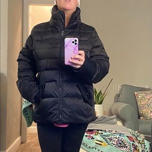 william rast down puffer bomber jacket